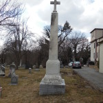 Monument marking the grave of Charles Kelly.